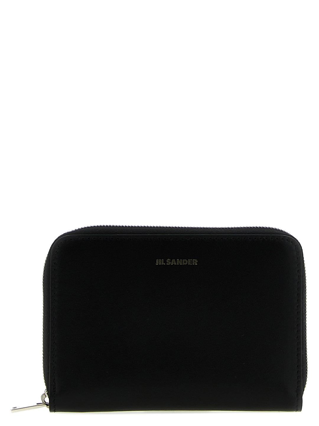 Jil Sander Zip Leather Wallet Wallets and Card Holders - Black | ea3571b7b4251cb47902292edc80c54a158bb2c6