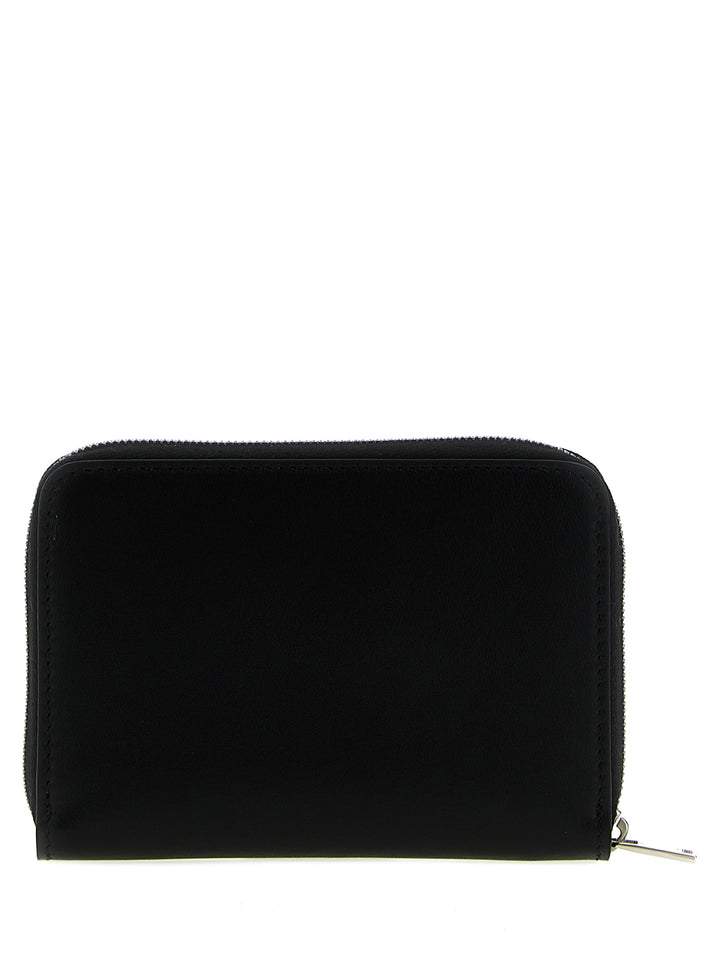 Jil Sander Zip Leather Wallet Wallets and Card Holders - Black | d8edc7b60437dcf183c9e69c58a5e847d0a31c48