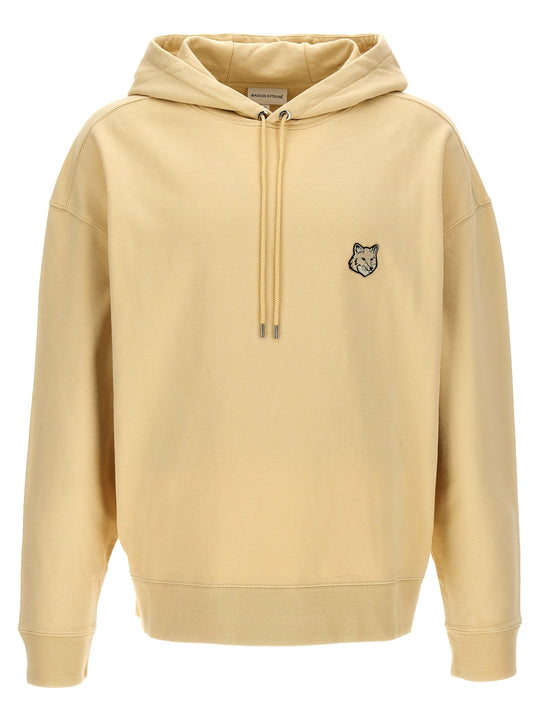 Bold Fox Head Sweatshirt Beige
