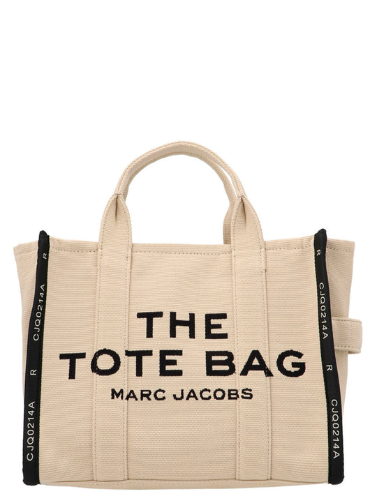 The Jacquard Medium Tote Tote Bag Beige