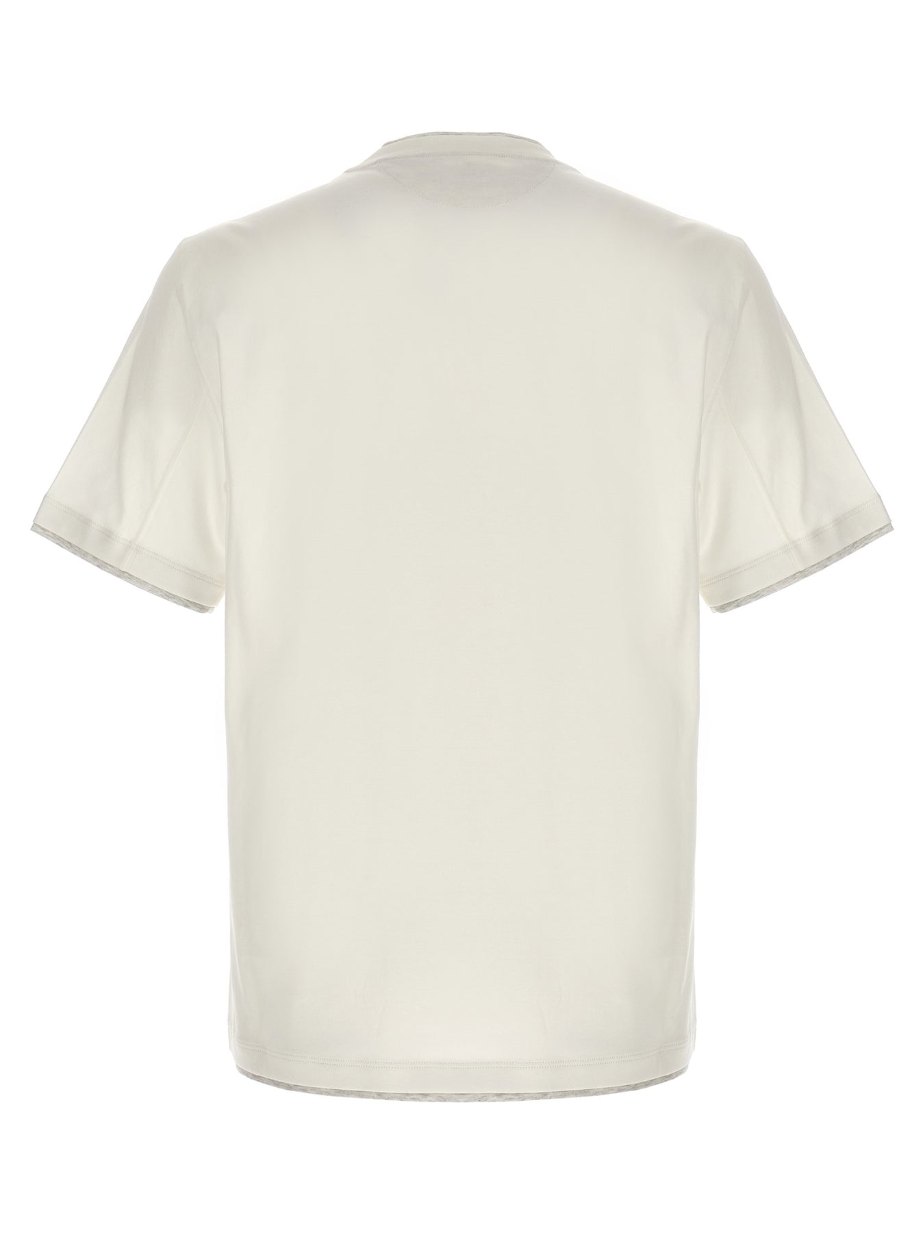 Shop Brunello Cucinelli Double Layer T-shirt