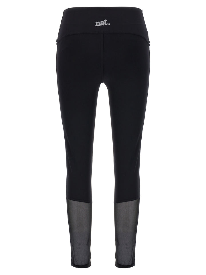 Not After Ten Tulle Insert Leggings - Black | d1d7d463be30f1e6183d223ee36e58731d928e13