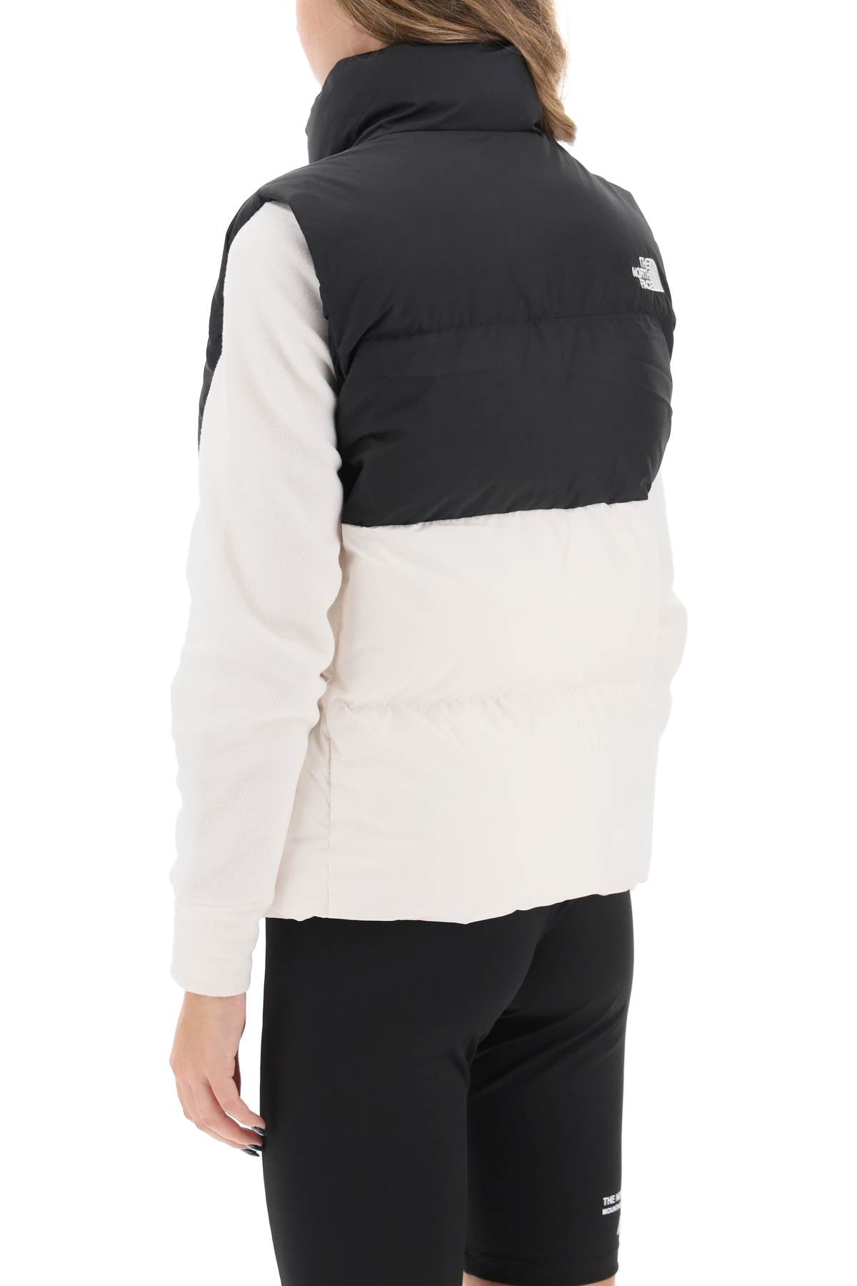Shop The North Face Saikuru Puffer Vest In White, Black