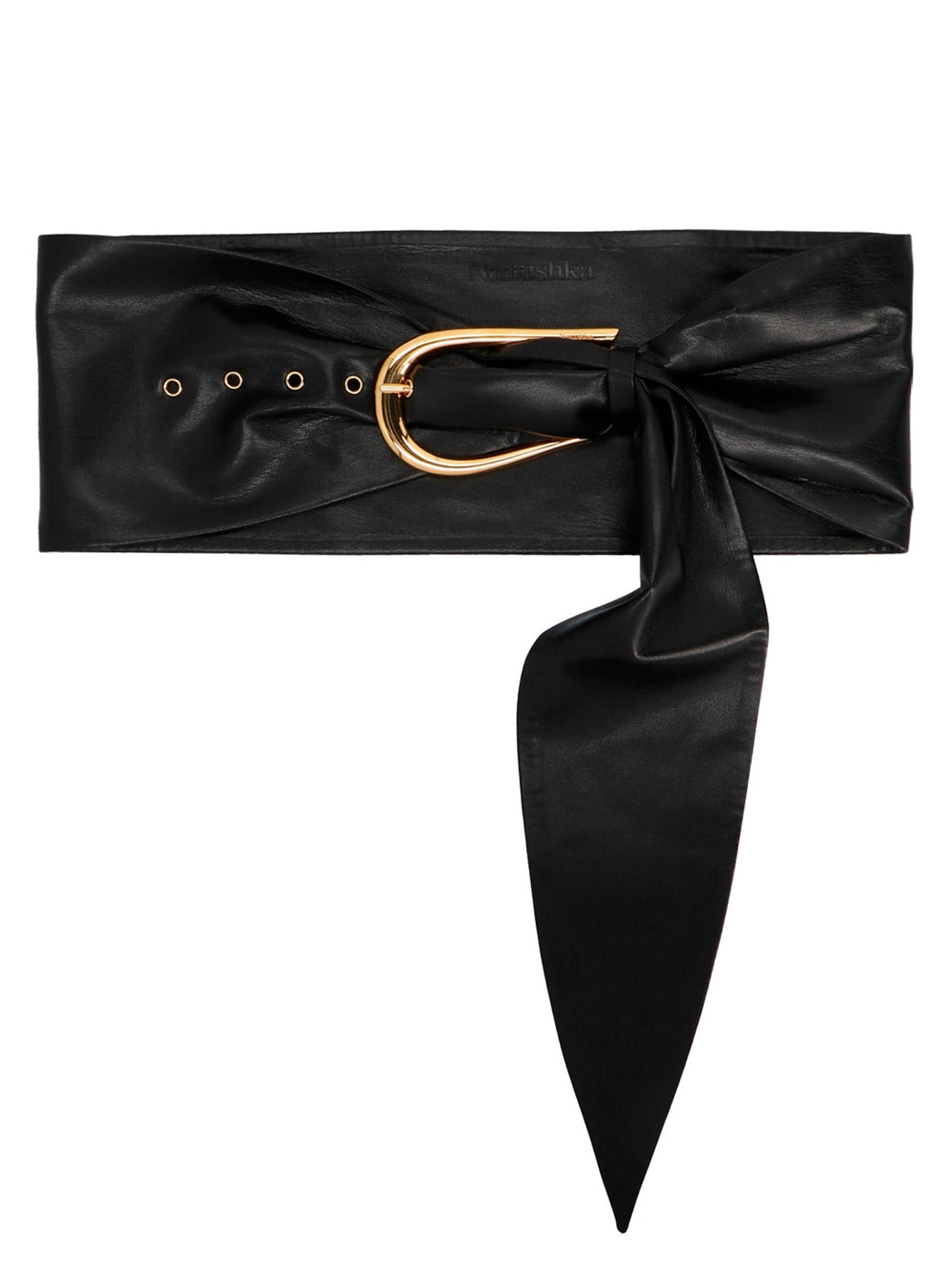 Shop Nanushka Dae Belts Black