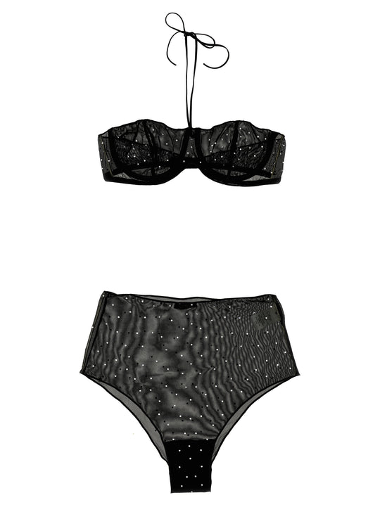 Gem Necklace Intimo Black