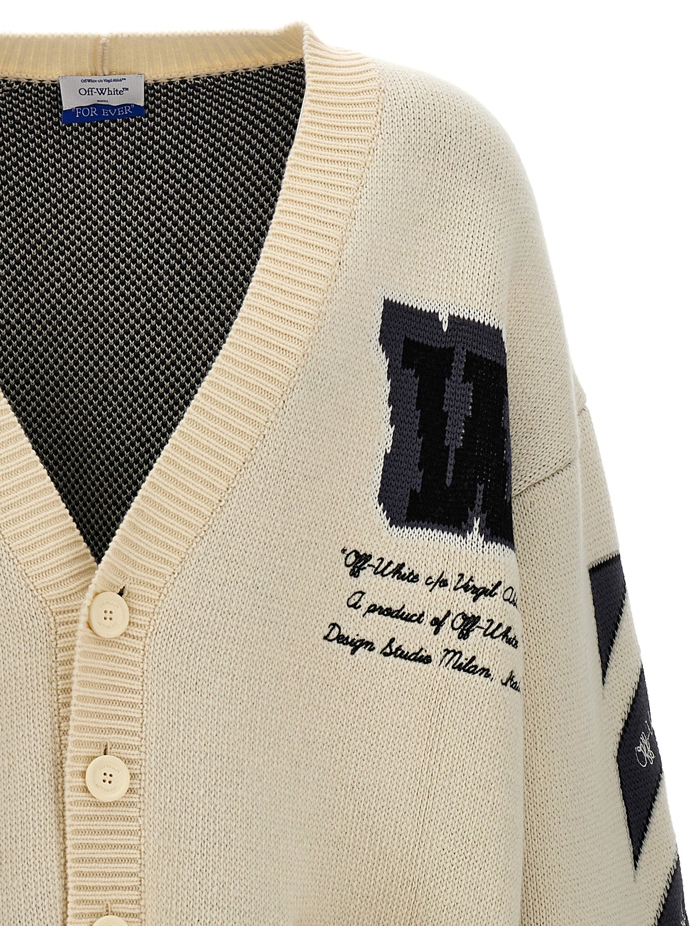 Shop Off-white Varsity Sweater, Cardigans