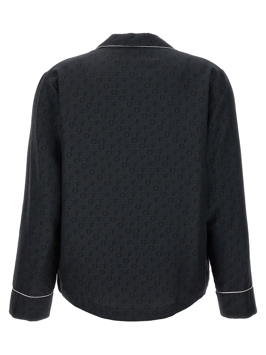 Off-White Off Jaquard Pajama Shirt and Blouse - Black | 8bada218c2f30889710d65c08ea3ce04b3f96184