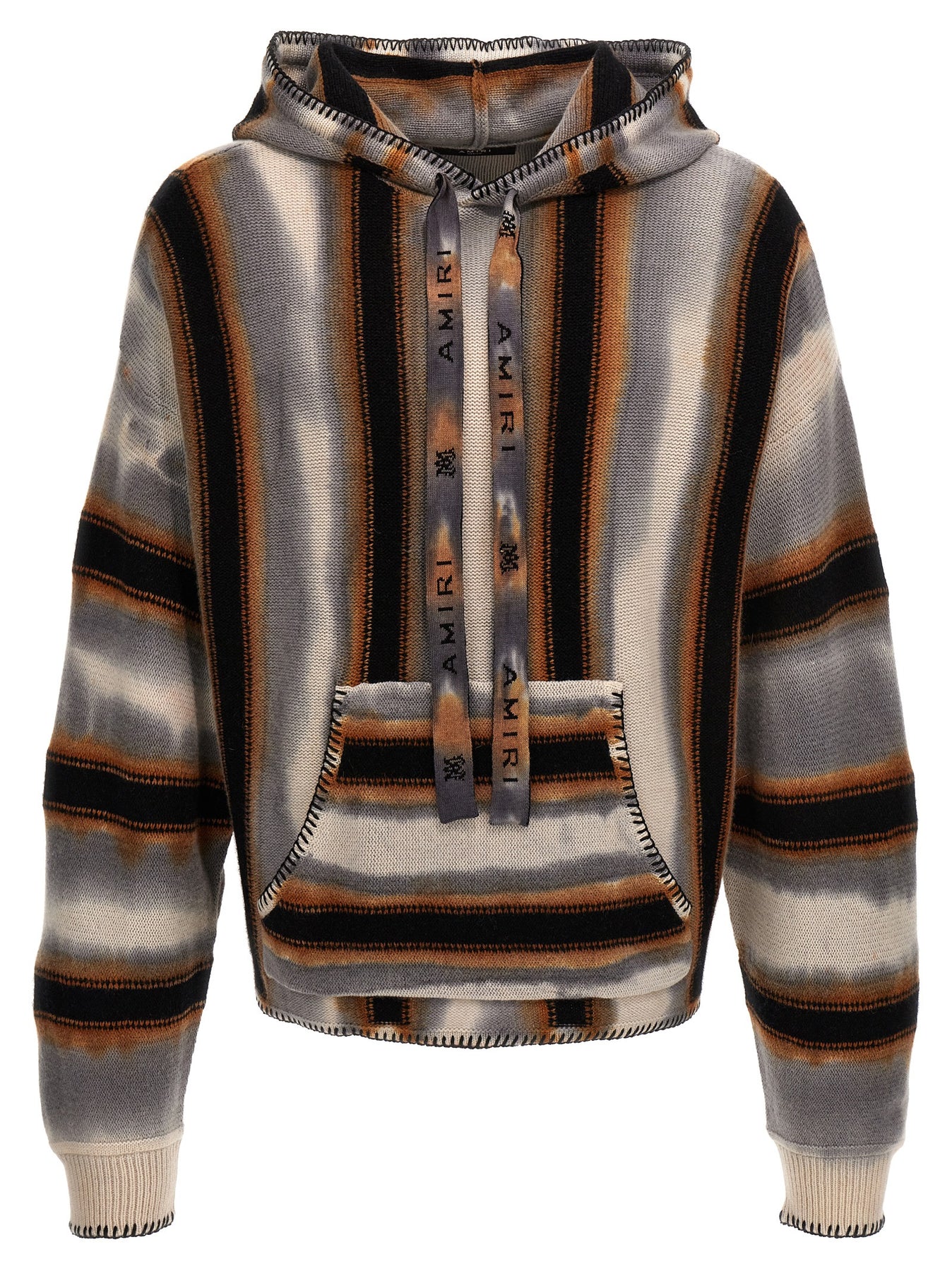 Shop Amiri Baja Stripe Sweater, Cardigans