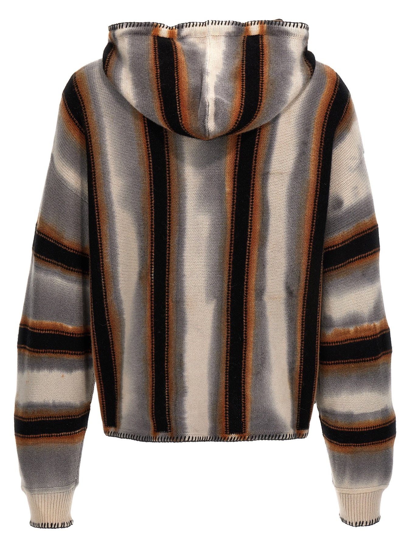 Shop Amiri Baja Stripe Sweater, Cardigans