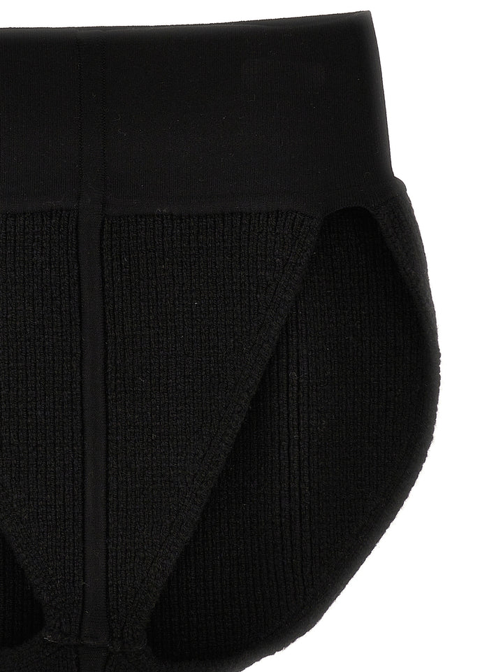 Rick Owens Panties In Cachemire Blend INTIMO - Black | 13c4d4780fb62a6a081f16334206d869b7bc6604