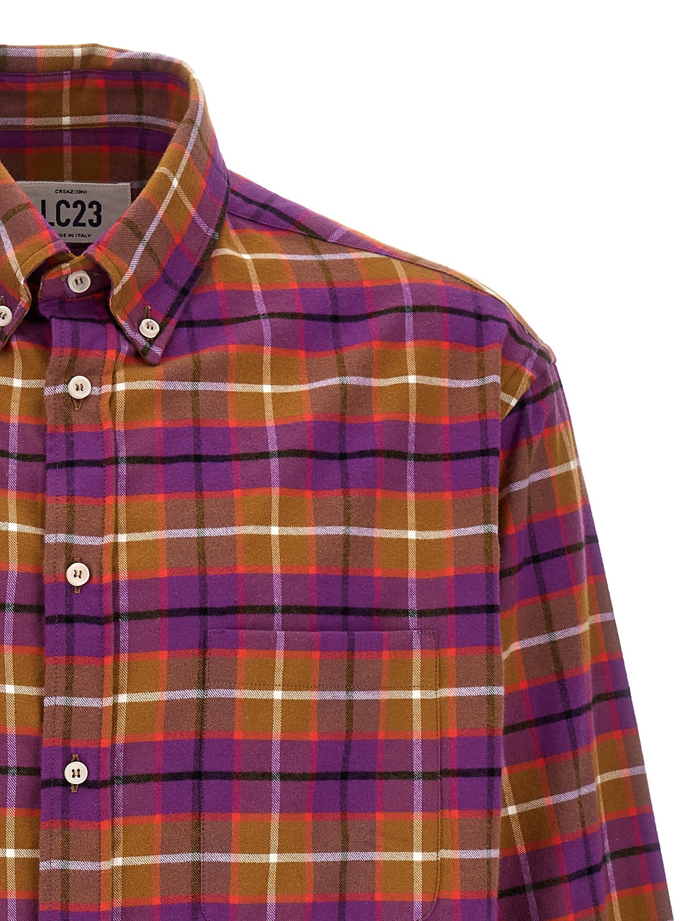 Shop Lc23 Check Flannel Shirt, Blouse Multicolor