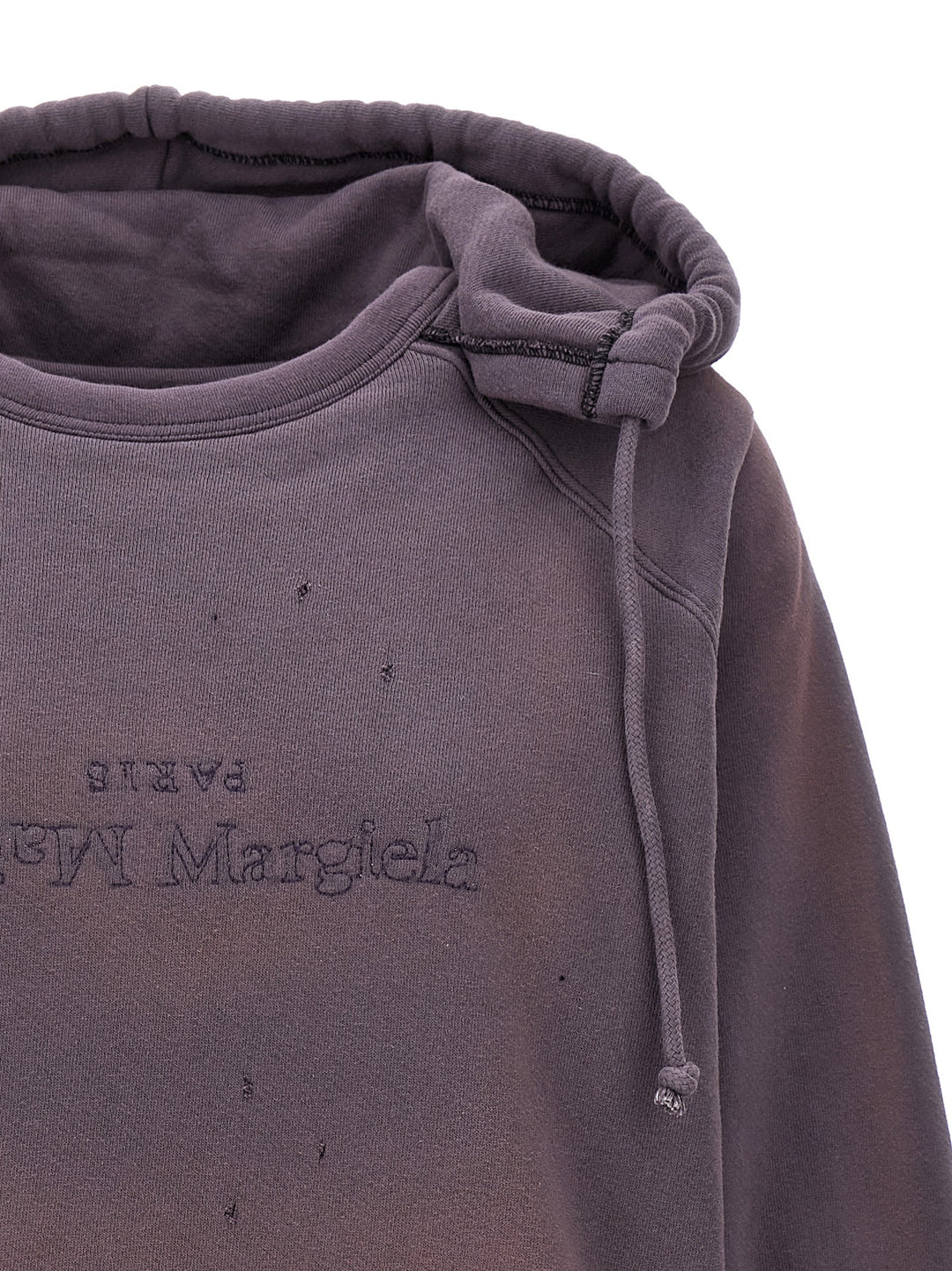 Maison Margiela Logo Reverse Sweatshirt - Purple | 46dff6707e0dc200ca44c669490e1defe1e3eebd