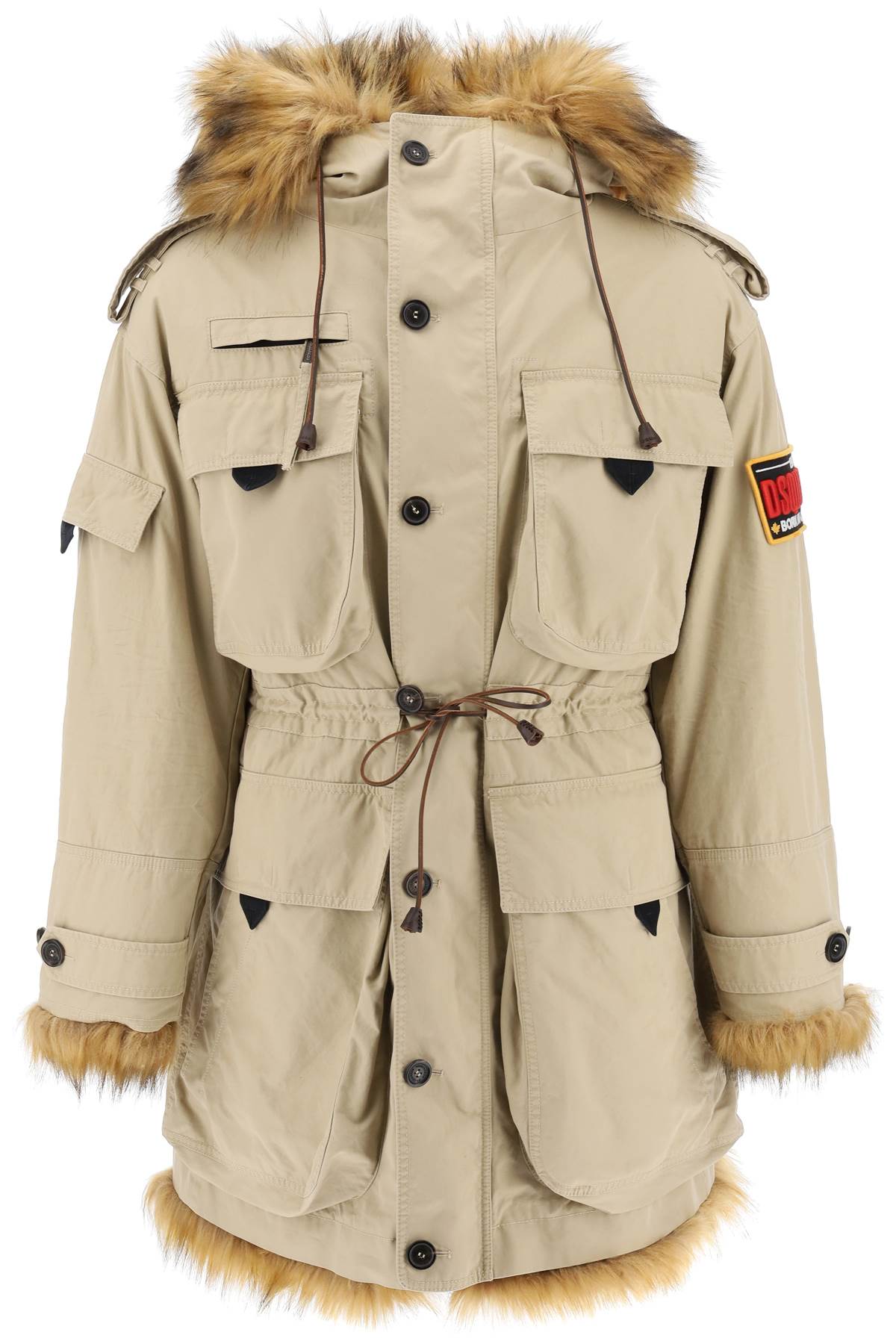 DSQUARED2 CANADIAN PARKA WITH ECO FUR LINING