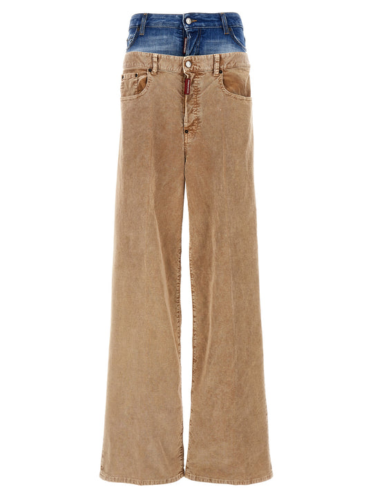 Twin Pack Pants Beige