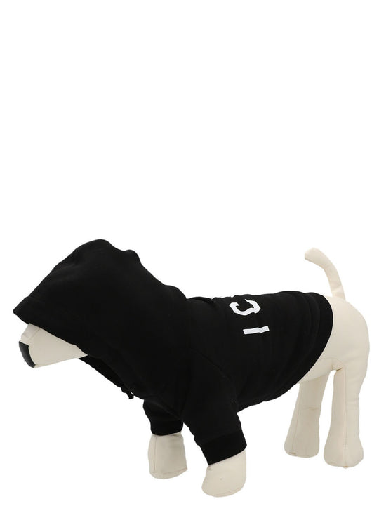 Dsquared2 X Poldo Dog Hoodie Pets Accesories White/Black