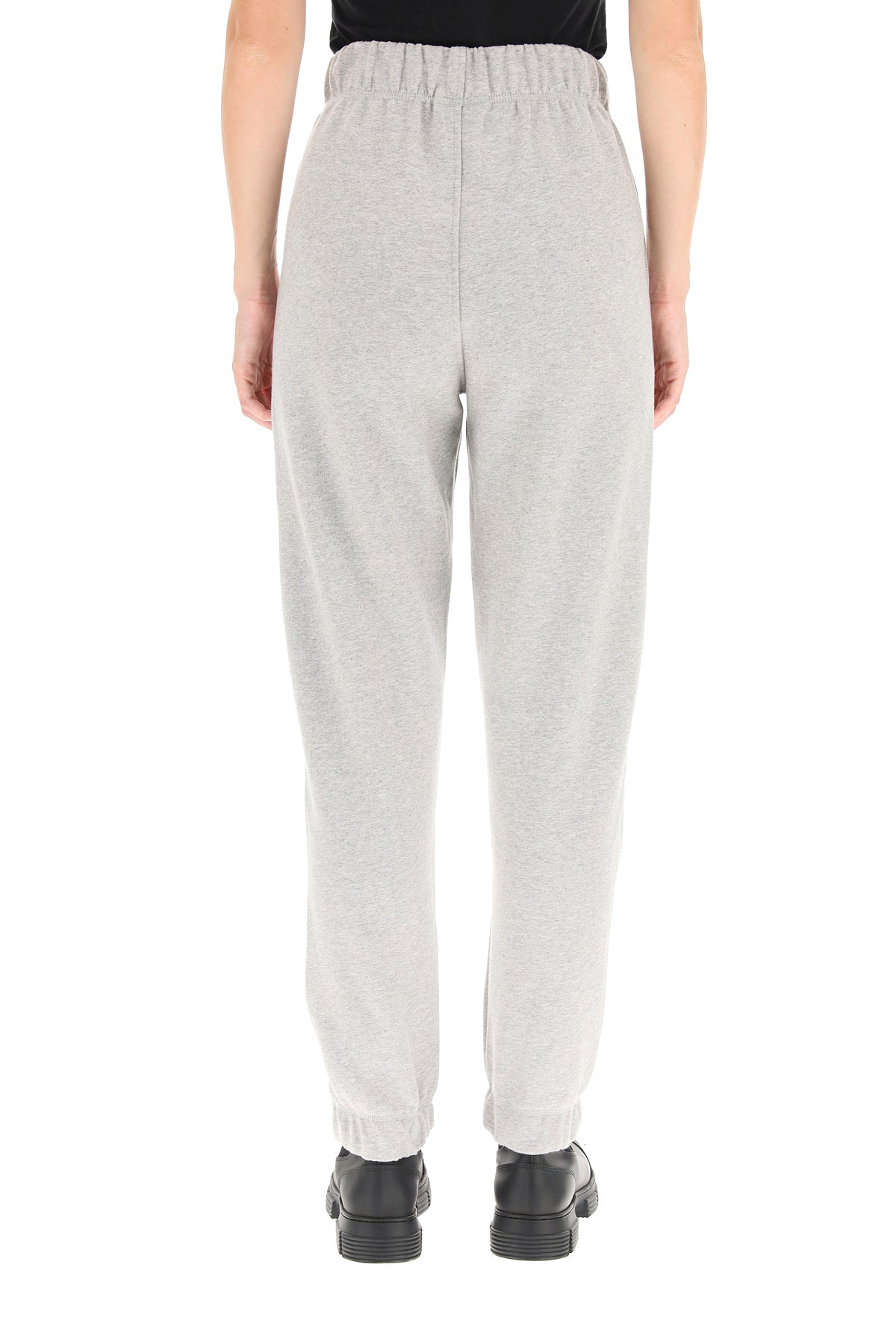 Shop Ganni Isoli Software Joggers In Grey
