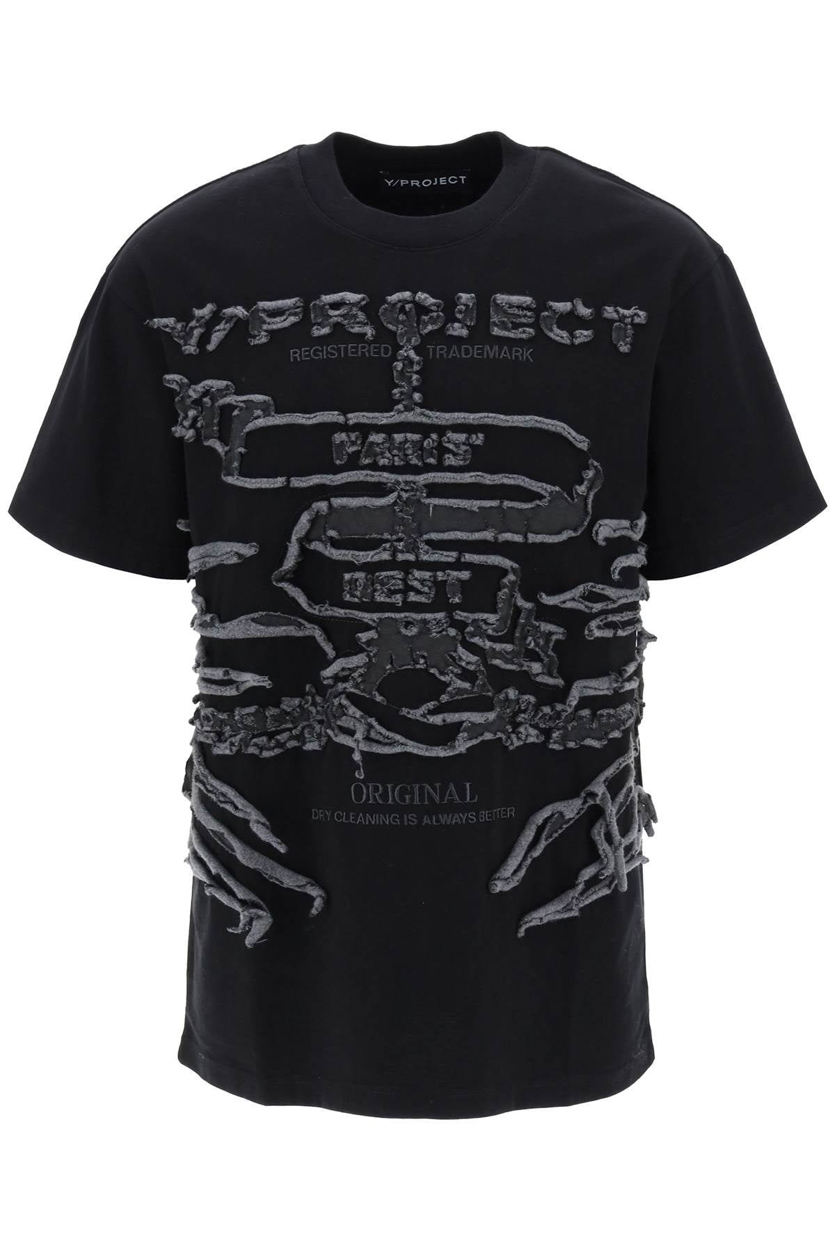 Shop Y/project Paris' Best T Shirt In Black