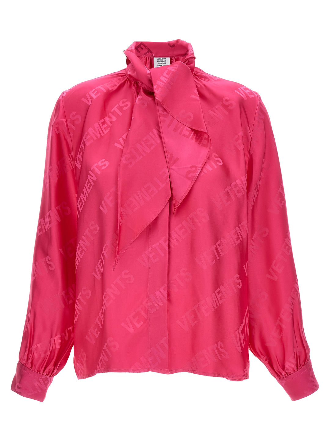 Vetements Monogram Shirt and Blouse - Fuchsia | f56456ff82f731c62d4830f69c202678a91d87c8