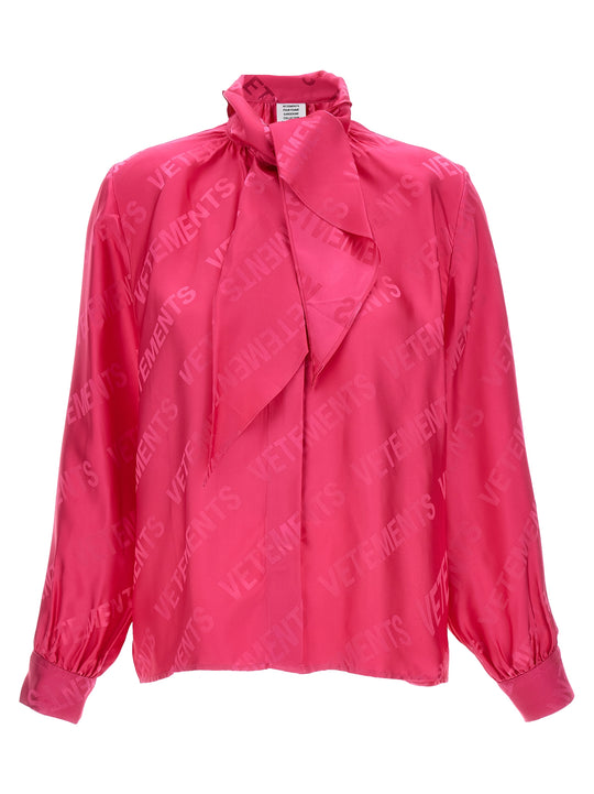 Monogram Shirt And Blouse Fuchsia
