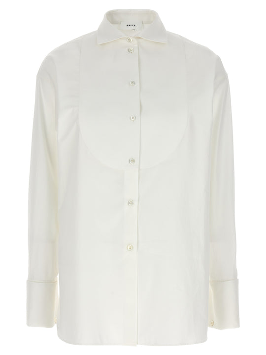 Plastron Shirt Shirt And Blouse White