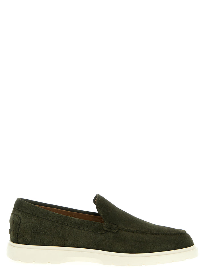 Tod'S Pantofola Loafers - Green | 67c09c3955b314d244ecb848a1e1aa2468aa640e