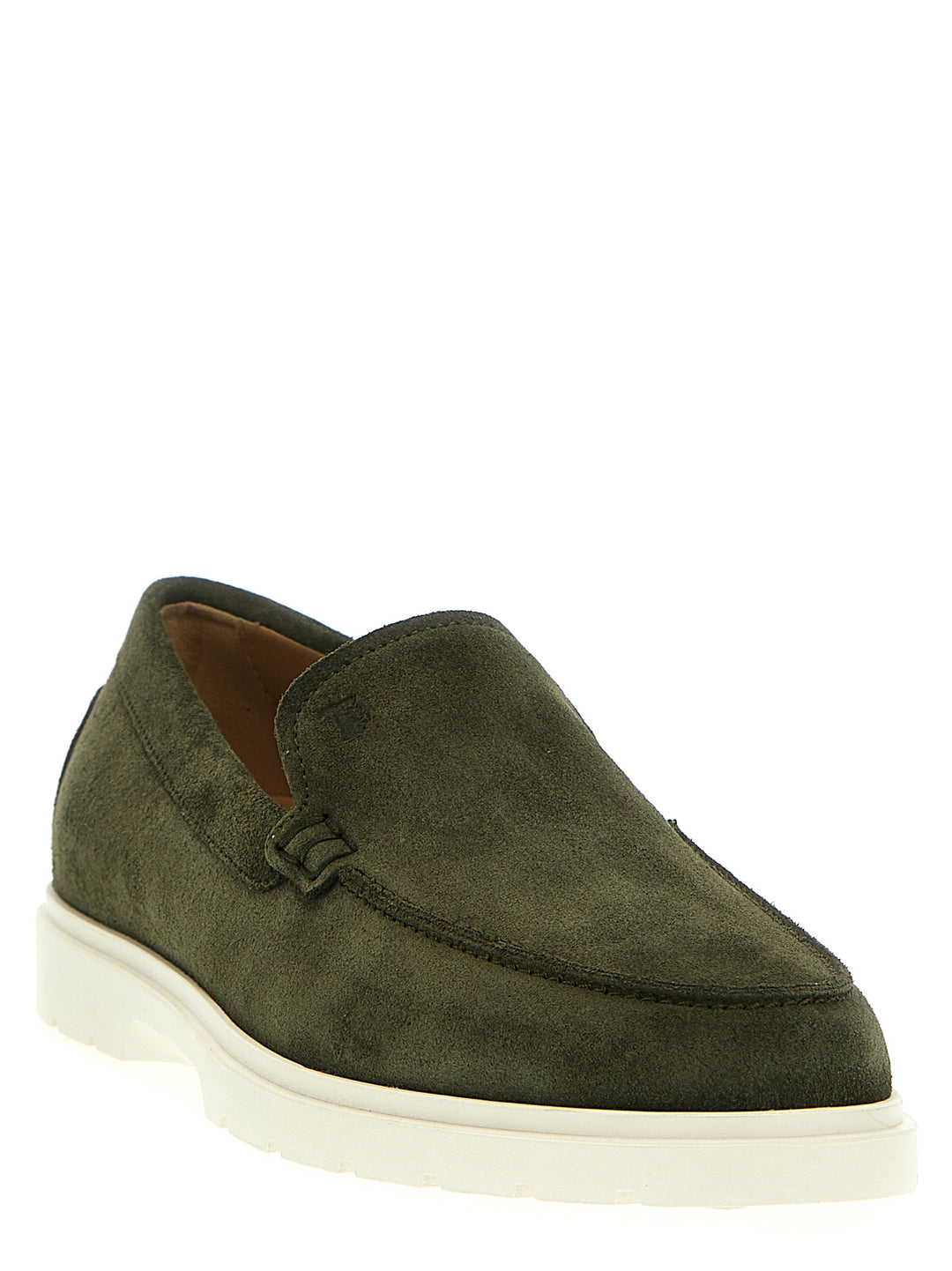 Tod'S Pantofola Loafers - Green | 8796fc13789c73c22e5e7e0ce6fe686a0a1cb0b3