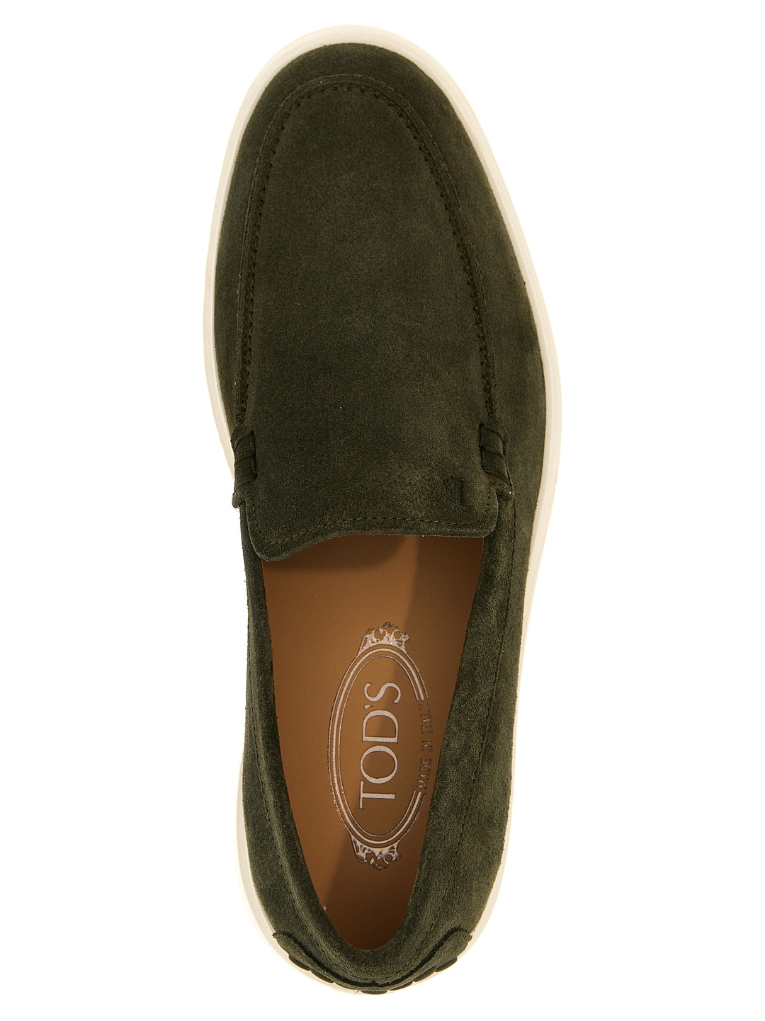 Tod'S Pantofola Loafers - Green | da72f800b3ab516003deba84afb3dd342401cc6b