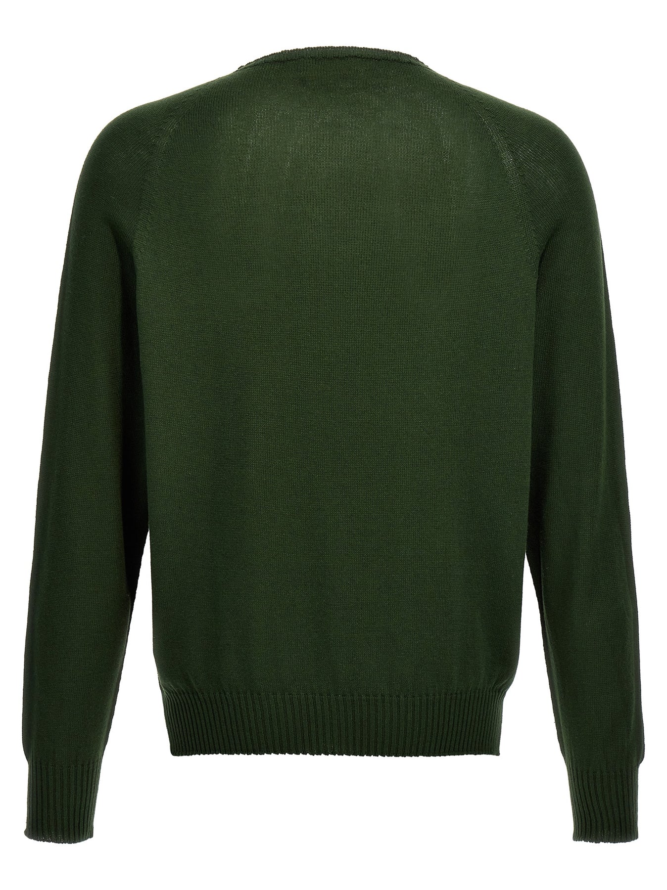 Crew-Neck Sweater Sweaters And Cardigans Green
