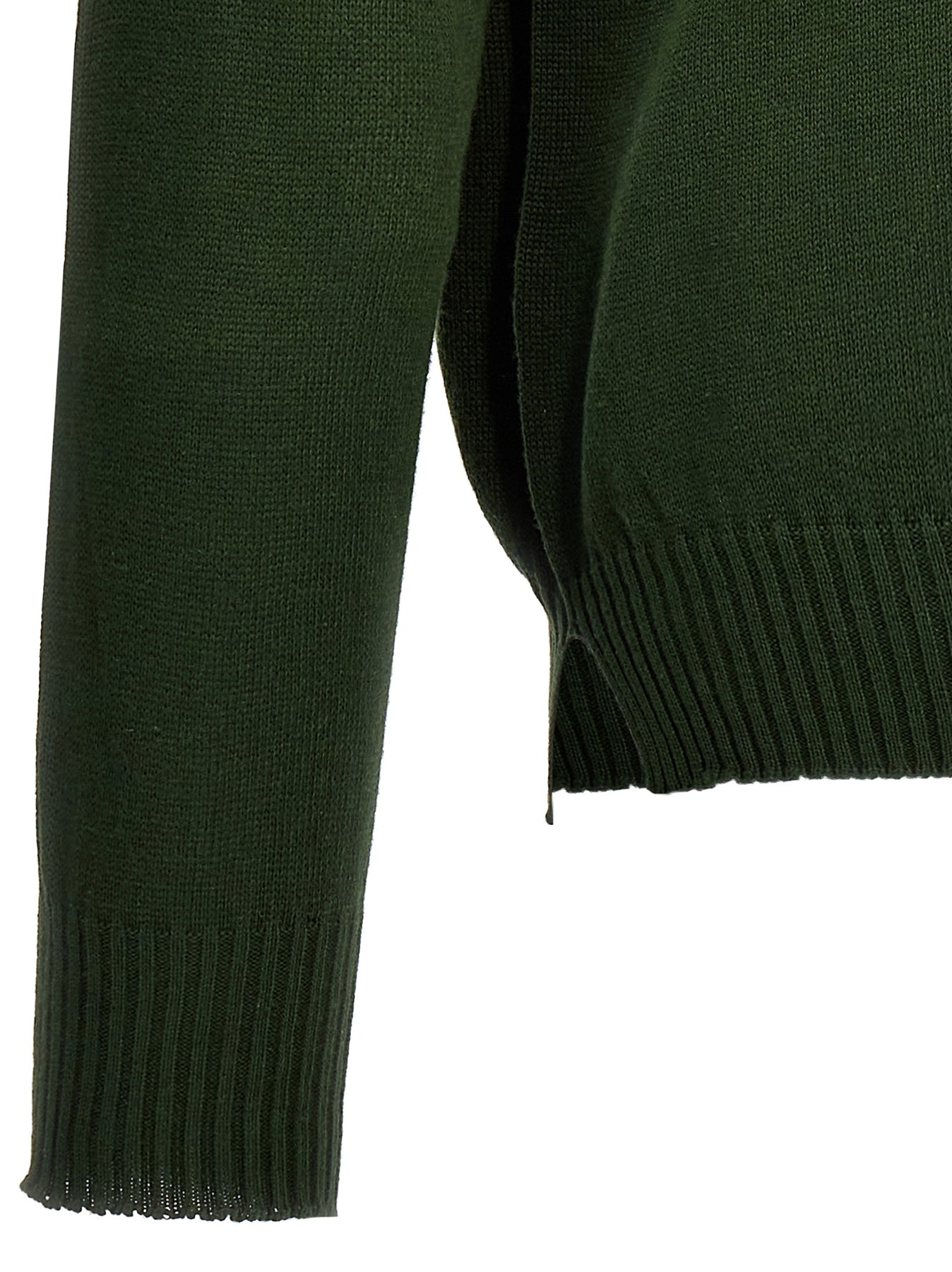 Crew-Neck Sweater Sweaters And Cardigans Green
