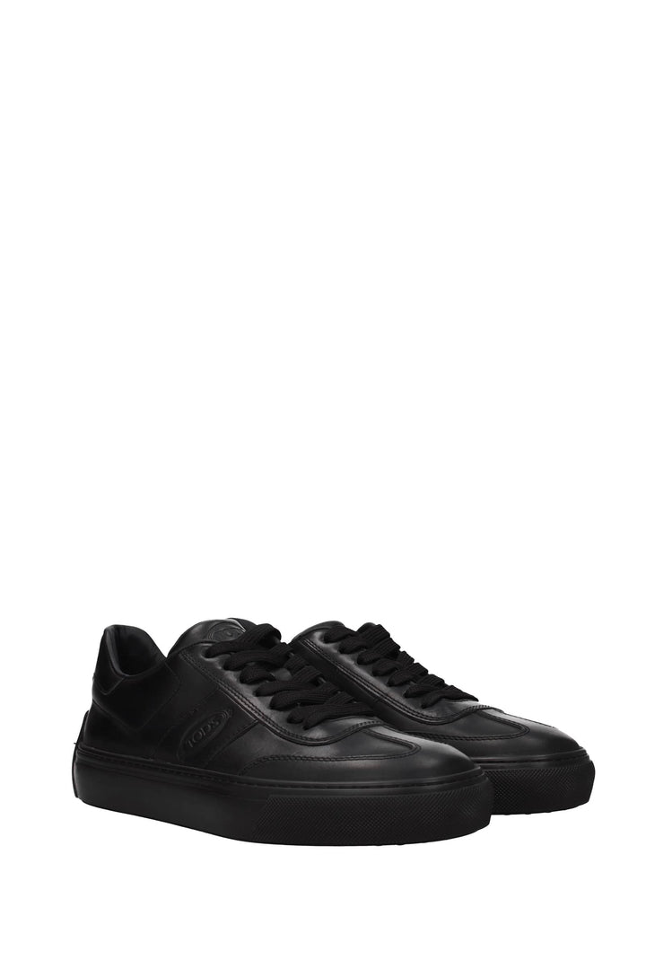 Sneakers Leather Black - Tod's - Men
